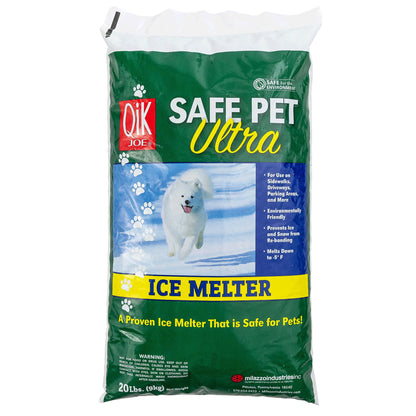Qik Joe Safe Pet Ultra Instant Snow and Ice Melt for Sidewalks, Driveways, Steps, and Parking Lots, Deicer for Concrete, Asphalt, and Other Surfaces, Effective to -5 Degrees