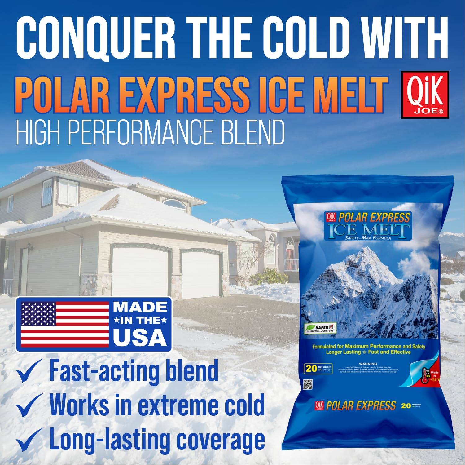 コングアイズ Qik Joe Milazzo Industries 81040 Polar Express Ice Melter