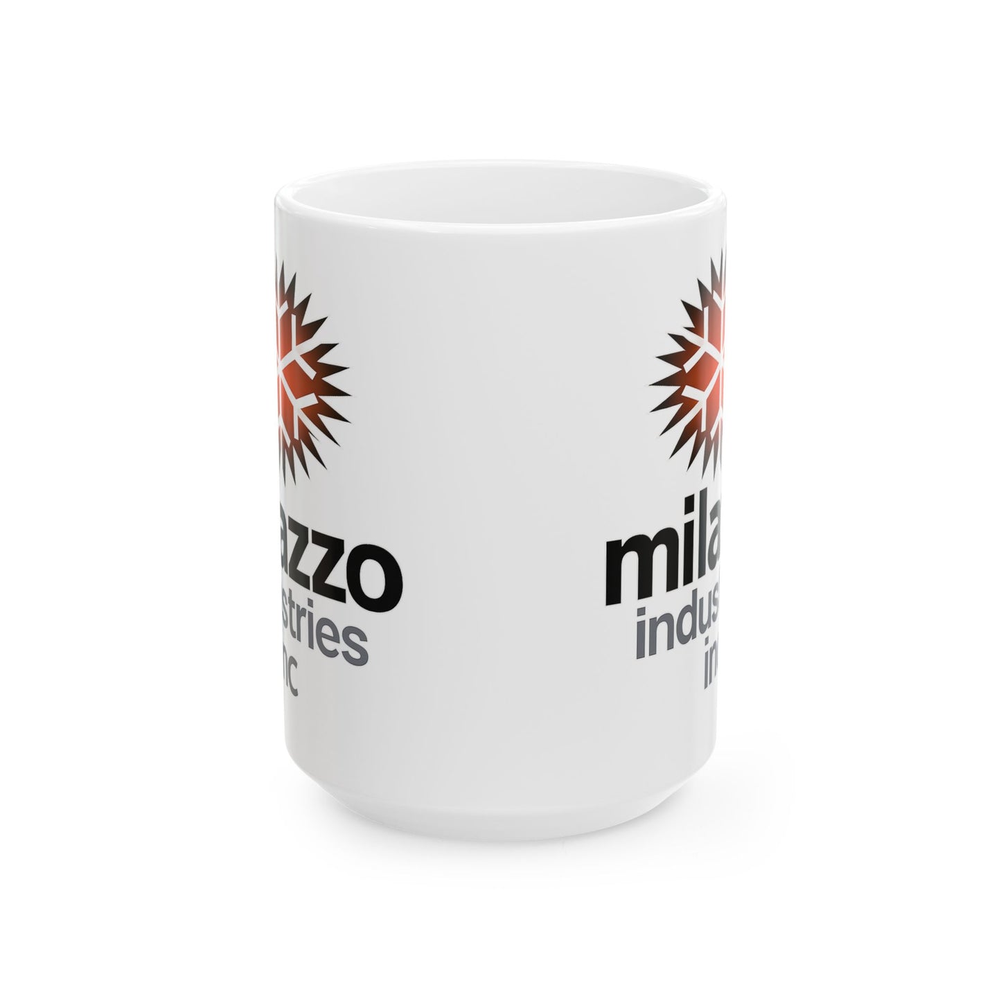 Milazzo Industries Red Logo Ceramic Mug (11oz & 15oz)