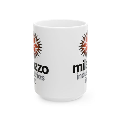 Milazzo Industries Red Logo Ceramic Mug (11oz & 15oz)