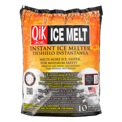 Qik Joe Instant Snow and Ice Melt for Sidewalks, Driveways, Steps, and Parking Lots, Deicer for Concrete, Asphalt, and Other Surfaces, Effective to -25 Degrees