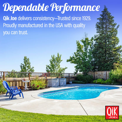 Qik Joe Pool Calcium Hardness Increaser – 87% Calcium Chloride, Fast-Acting Water Hardness Booster, Prevents Corrosion & Scale Buildup (10 lbs)