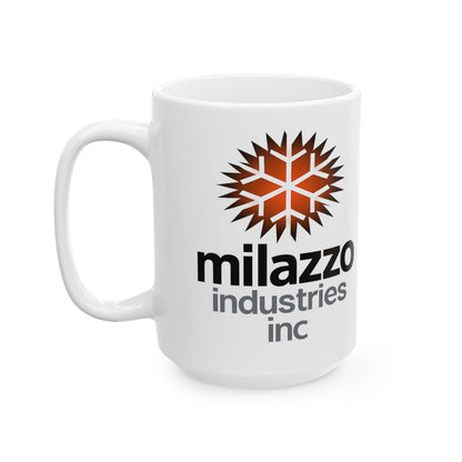 Milazzo Industries Red Logo Ceramic Mug (11oz & 15oz)