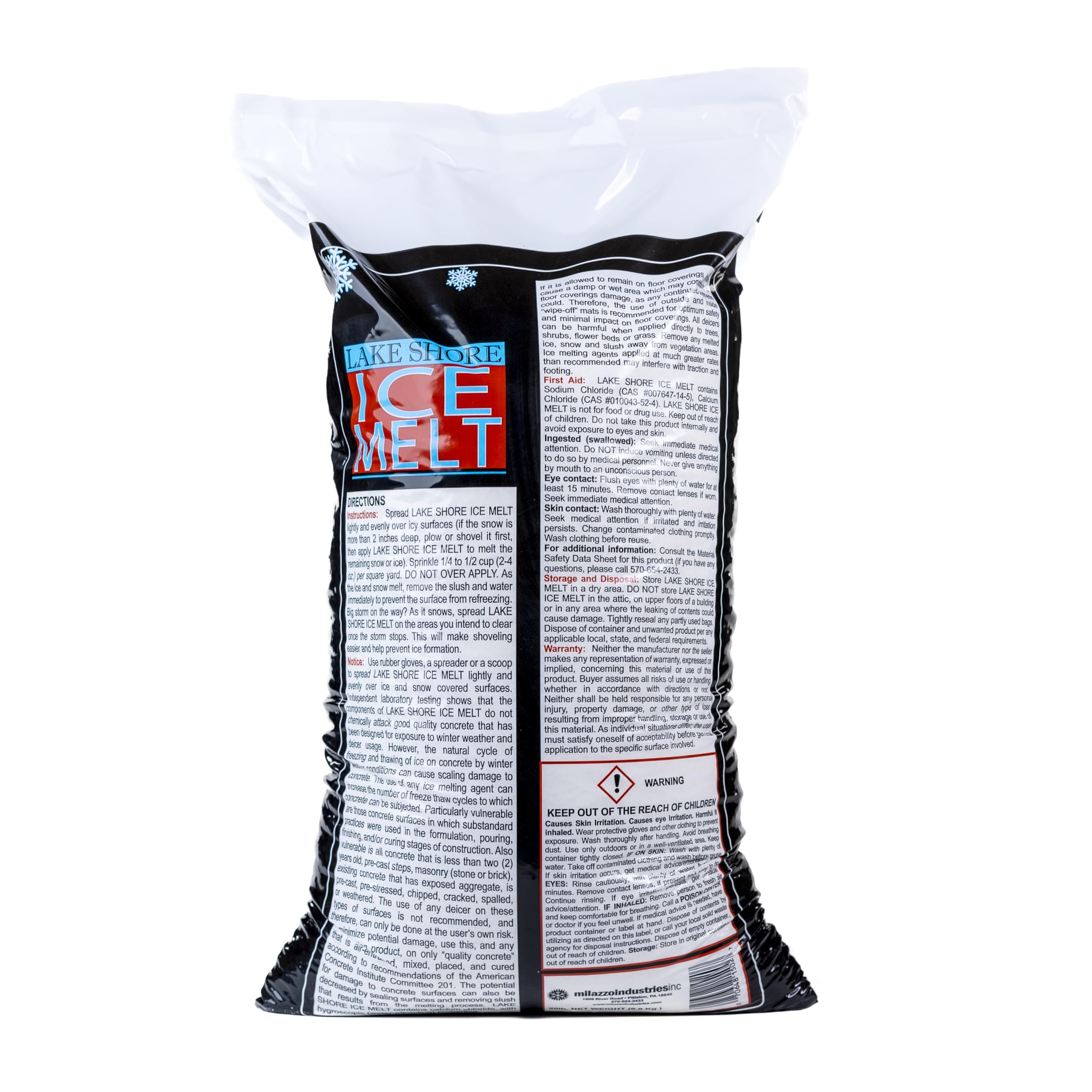 Lake Shore Ice Melt - 20 lb Bag