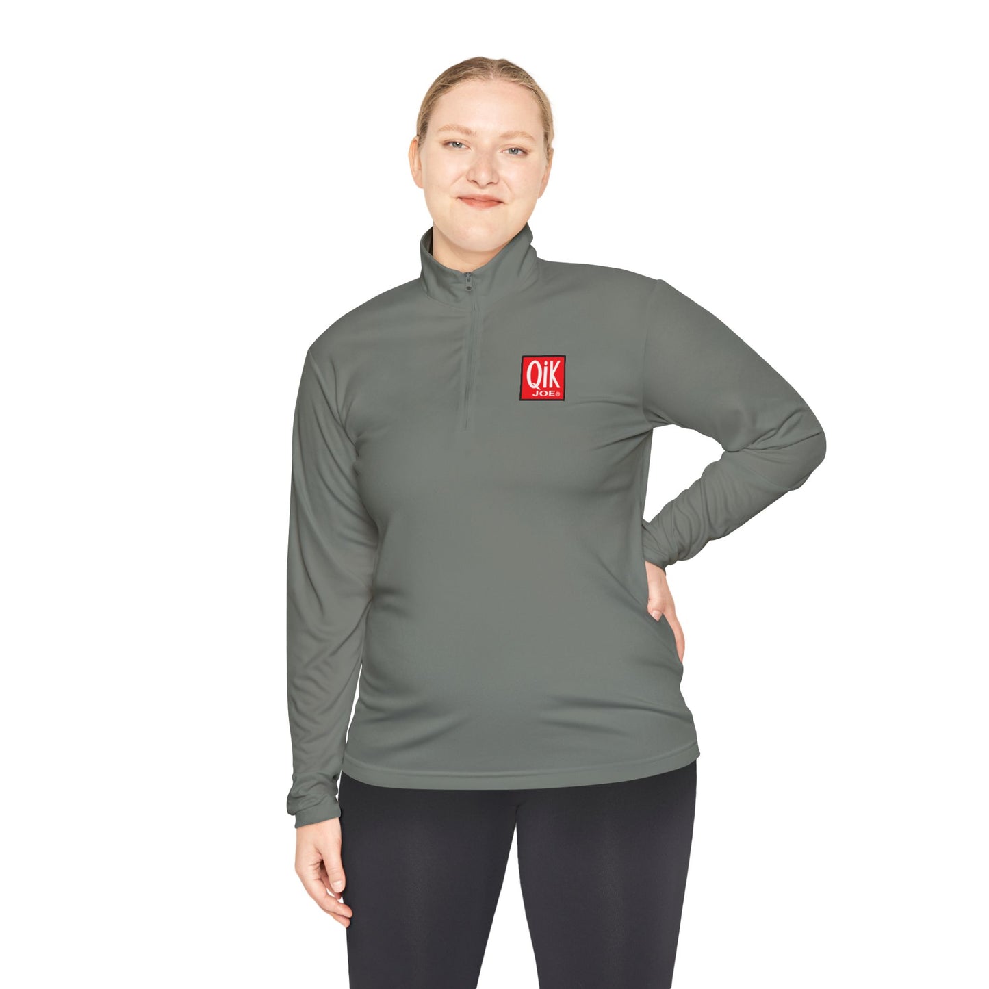 Quarter-Zip Pullover with QIK Logo & "Milazzo Industries Inc." Back Print