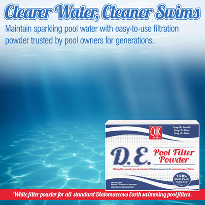 Qik Joe DE Powder for Swimming Pool Filter