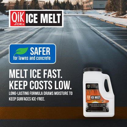 Qik Joe Instant Snow and Ice Melt for Sidewalks, Driveways, Steps, and Parking Lots, Deicer for Concrete, Asphalt, and Other Surfaces, Effective to -25 Degrees