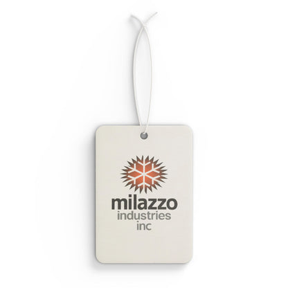 Milazzo Industries Inc. Logo Car Air Freshener – Retro Snowflake Scented Tag