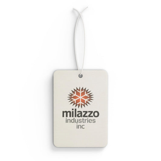 Milazzo Industries Inc. Logo Car Air Freshener – Retro Snowflake Scented Tag