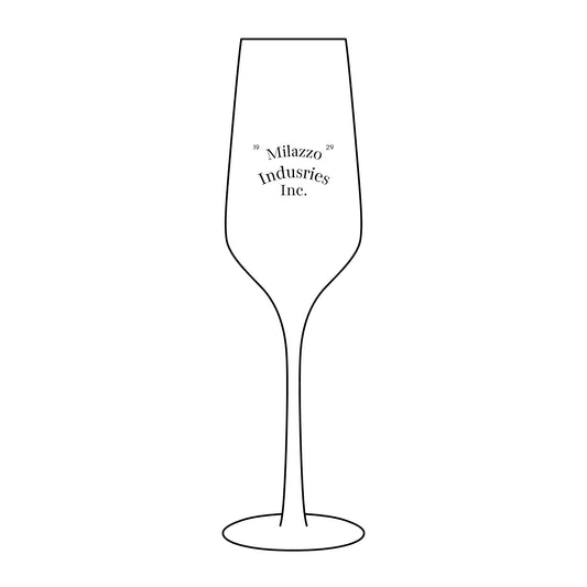 Champagne Glass, 8.25 oz (Engraving)