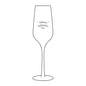 Champagne Glass, 8.25 oz (Engraving)