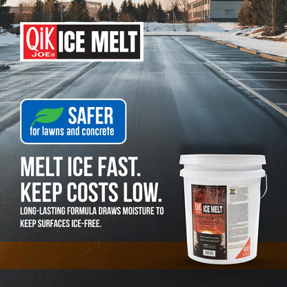 Qik Joe Instant Snow and Ice Melt for Sidewalks, Driveways, Steps, and Parking Lots, Deicer for Concrete, Asphalt, and Other Surfaces, Effective to -25 Degrees