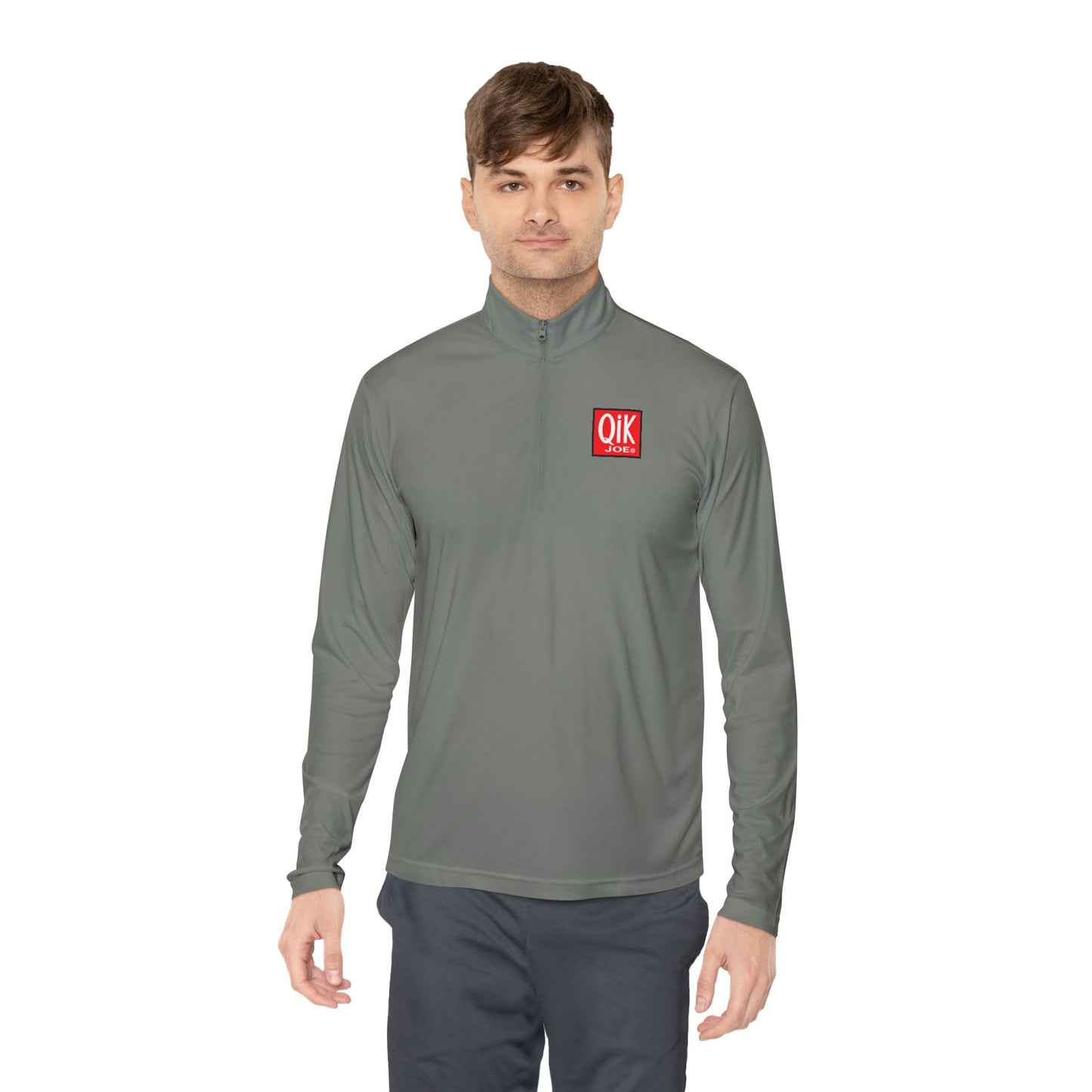 Quarter-Zip Pullover with QIK Logo & "Milazzo Industries Inc." Back Print