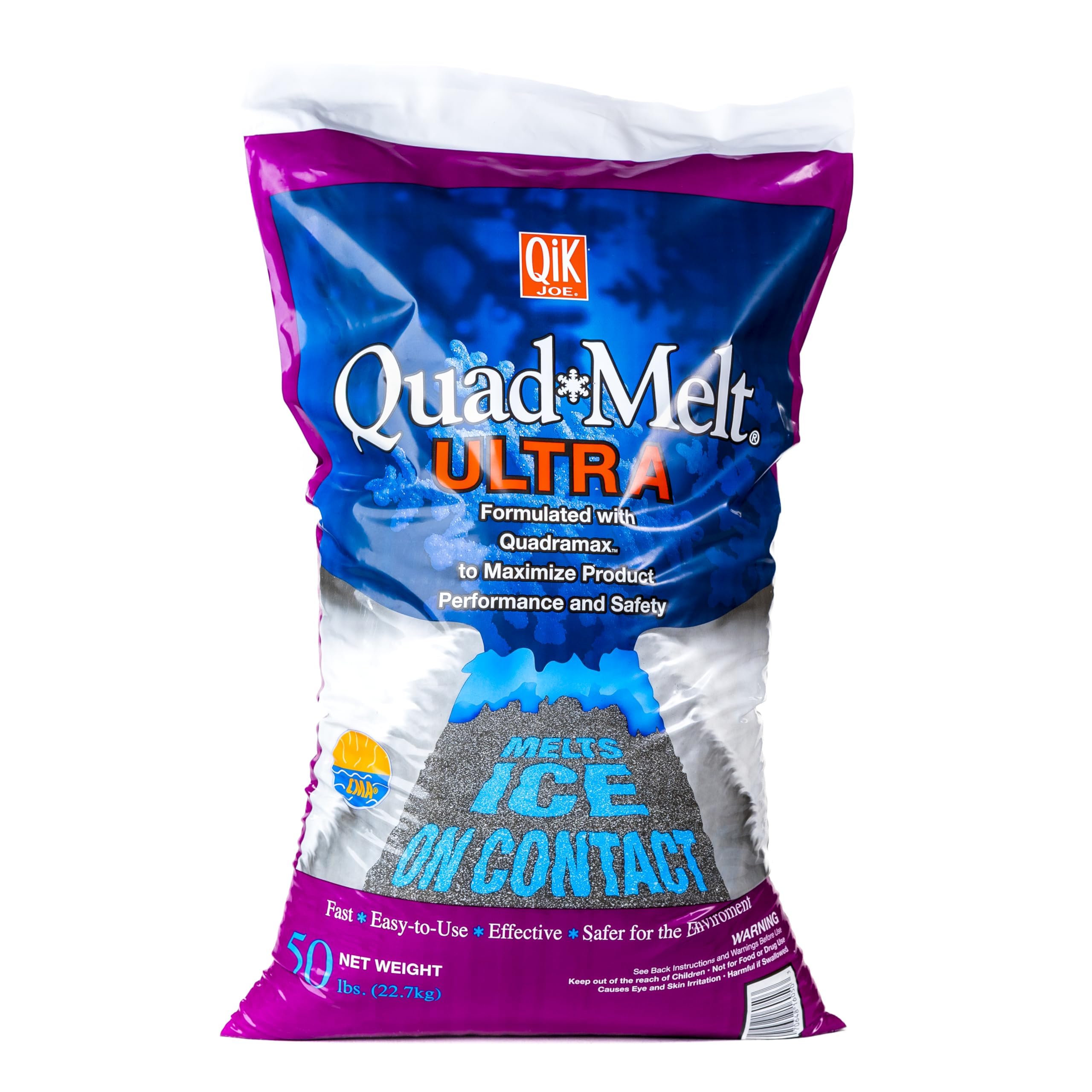 Qik Joe Calcium Chloride Ice Melt Ultra Instant Snow and Ice Melt