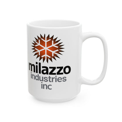 Milazzo Industries Red Logo Ceramic Mug (11oz & 15oz)