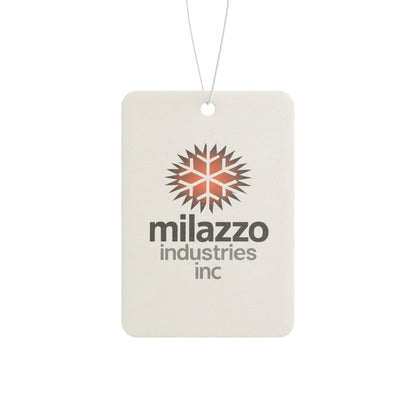 Milazzo Industries Inc. Logo Car Air Freshener – Retro Snowflake Scented Tag