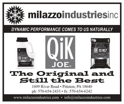 Qik Joe Calcium Chloride Ice Melt - Ultra Instant Snow and Ice Melt with CMA for Sidewalks, Driveways, Steps, and Parking Lots - Deicer for Concrete, Asphalt, and Other Surfaces - 50 Lbs