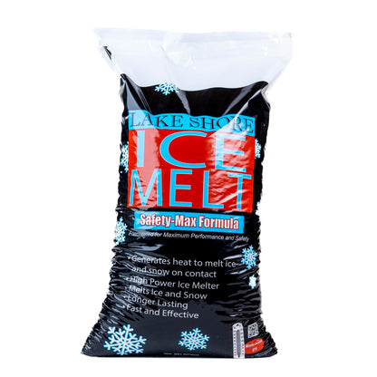 Qik Joe Lake Shore Instant Snow and Ice Melt for Sidewalks, Driveways, Steps, and Parking Lots, Deicer for Concrete, Asphalt, and Others, Effective to -25 Degrees, 20 Pounds (Pallet - 120 Units)