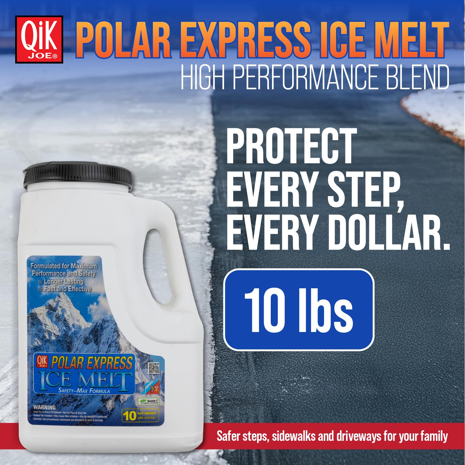 Qik Joe Polar Express Blend - Instant Snow and Ice Melt for